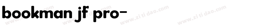 bookman jf pro字体转换